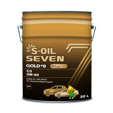 S-OIL SEVEN GOLD #9 C3 5W-40 синтетична, універсальна