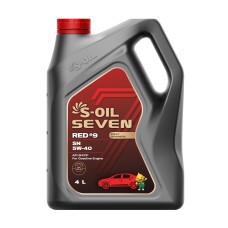 S-OIL SEVEN RED #9 SN 5W-40 синтетична, універсальна