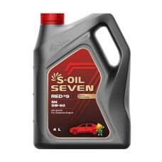 S-OIL SEVEN RED #9 SN 5W-50 синтетична, для бензинових двигунів