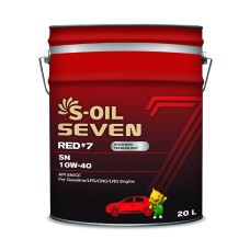 S-OIL SEVEN RED #7 SN 10W-40 напівсинтетичне універсальне